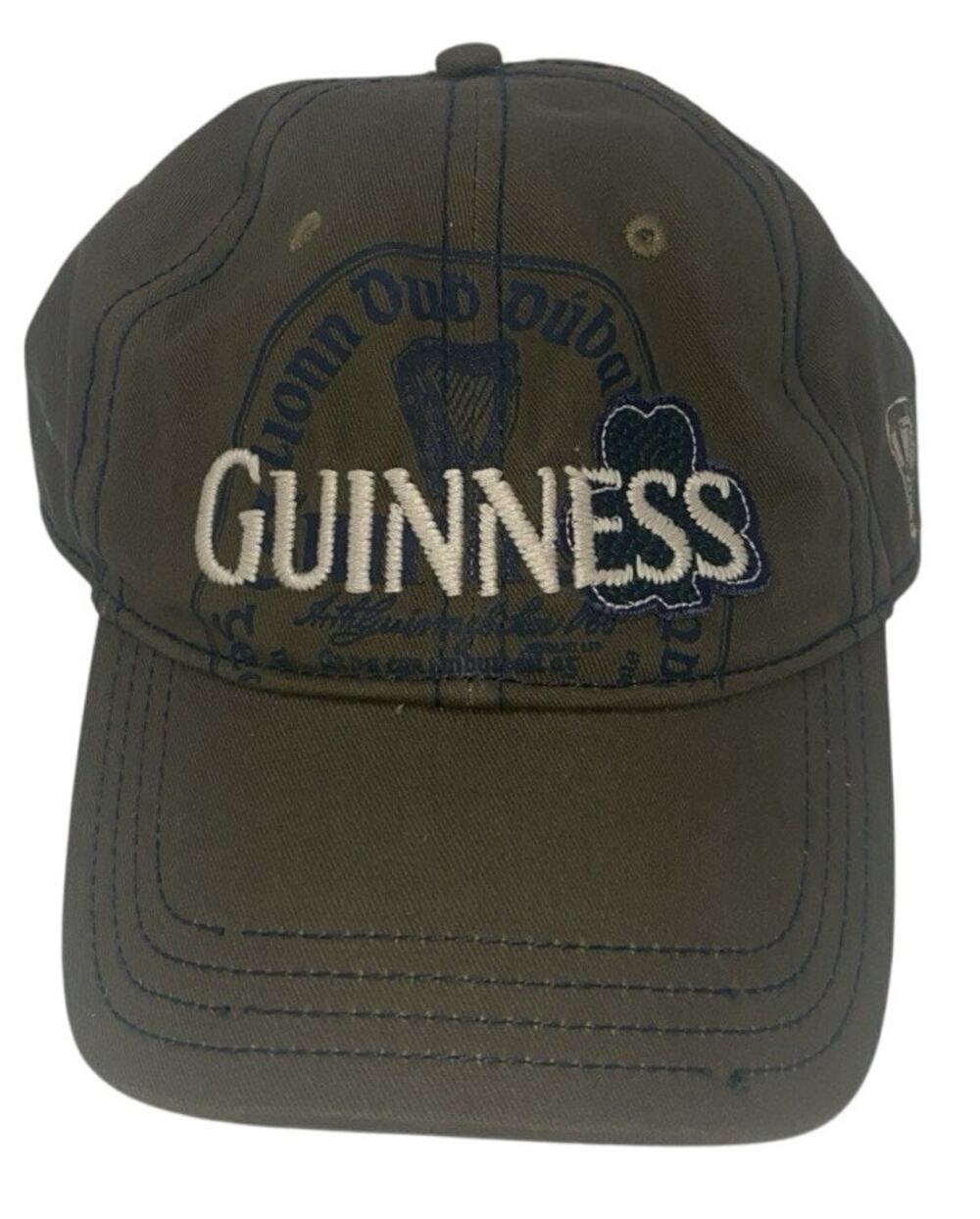 Dublin Guinness Snapback Hat Green Adjustable Embroidered Distressed